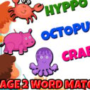 Image to Word Match 6 image to word match 1